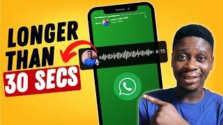 Record and Post Up to 10 Minutes Voice Note on Your WhatsApp Status