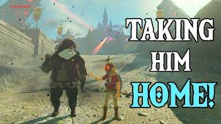 Taking King Rhoam to HYRULE CASTLE  Zelda Breath of the Wild