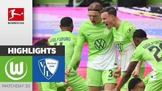 Huge Win For Wolfsburg  VfL Wolfsburg - VfL Bochum 1-0  Highlights  Matchday 30 – Bundesliga