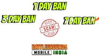 bgmi 7 day ban trick  How to ban Bgmi id for 7 days Direct