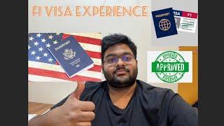 My entire F1 Visa experience l BIOMETRICS & INTERVIEW DETAILED INSIGHTS l  *APPROVED in 35 seconds*