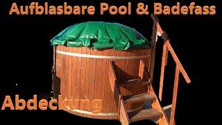 Aufblasbare PoolBadefass  Abdeckung  Badezuber  Hot TUB - 4M