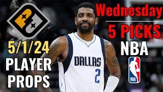 PRIZEPICKS NBA WEDNESDAY 51 CORE PLAYER PROPS PLAYOFFS