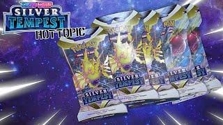 Opening Pokémon Sword and Shield Silver Tempest Packs from Hot Topic...