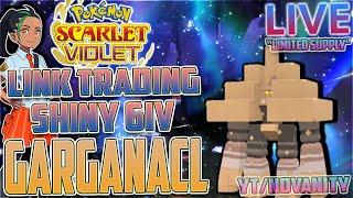 LINK TRADING SHINY 6IV GARGANACL PKMN SCARLET & VIOLET