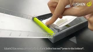 WSKEN  Samsung Galaxy S24 Ultra Screen Protector Tempered Glass Installation Video