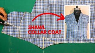 Designing a Custom Notched Lapel Collar for Your Coat Pattern Making Tutorial  Shawl collar coat