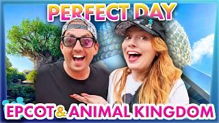 EPCOT and Animal Kingdom in ONE PERFECT DAY -- Park Hopping in Disney World