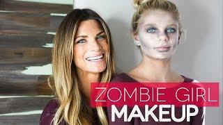 EASY Dead Girl Zombie Makeup for Kids  Halloween.