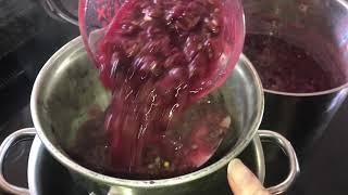 making grape jelly from SCRATCH  grandma style sure jell