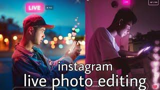 Live photo editing tutorial #calop #livephotoedit #picsart