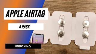 Apple AirTag 4 Pack Unboxing 2021