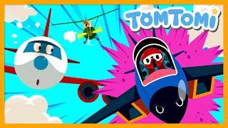 Plane In The Sky  Airplane Song  Kids Song  TOMTOMI