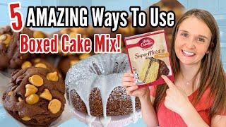 5 Amazing Ways to Use Boxed Cake Mix  Dessert Recipes That Shouldnt Be THIS EASY  Julia Pacheco