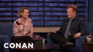 Taylor Schilling & Conan Talk About Growing Up In Boston  CONAN on TBS