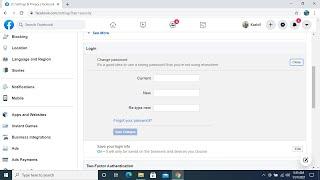 How to Change Password on Facebook PC 2021