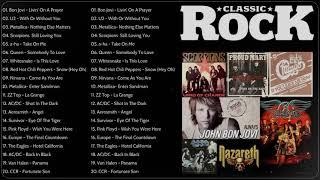 Classic Rock Songs 70s 80s 90s Full Album - Queen Eagles Pink Floyd Def Leppard Bon Jovi