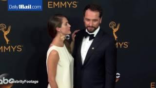 Keri Russell and Matthew Rhys arriving at EMMYS 2016