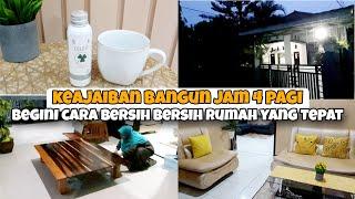 BEGINI CARA BERSIH BERSIH RUMAH YANG PALING TEPAT⁉️BANGUN JAM 4 PAGIRUTIN PAGI MINUM CELFIT