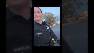 Cop side with each other after an accidental #policethepolice #blm