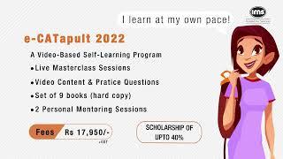 CAT 2022 Preparation Programs by IMS Learning Resources