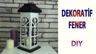 Dekorative Laterne aus Karton  DIY