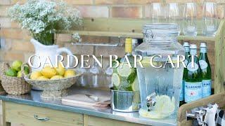 Potting Bench to Garden Bar Cart HACK