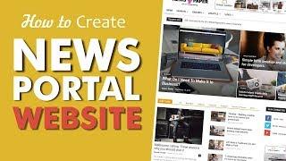 How to Make a News Portal Magazine & Blog Website with WordPress 2018 – Newspaper Theme 2018