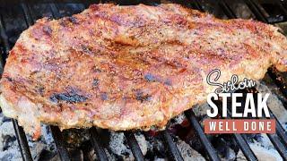 How to cook Perfect Welldone Beef Steak on Charcoal Grill