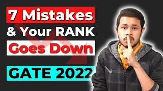  Never do these 7 Mistakes in GATE exam  GATE 2022