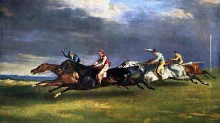 Théodore Géricault. The 1821 Derby at Epsom.