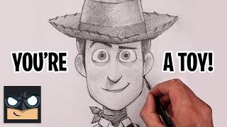 How To Draw Woody  Toy Story Sketch Tutorial