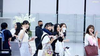 Fancam 180913 AKB48 Erii Nanami Chiyori Shinobu Saho Yukari at Suvarnabhumi Airport