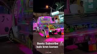 Mobil pick up full modifikasi Variasi lampu luar dalam