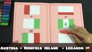 Flags of the world  interactive book