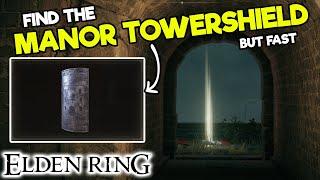 How to get the MANOR TOWERSHIELD in Elden Ring - Map Location - STORMVEIL CASTLE - Rare Item