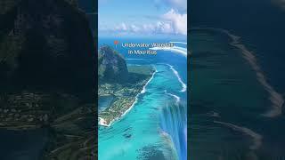 Dont Believe it Until You See it Underwater Waterfall in Mauritius Island Will Shock You #shorts