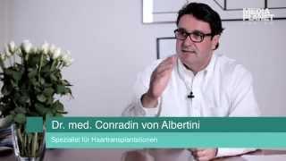 Haartransplantation Eigenhaartransplantation in Zürich  Schweiz  - Dr. C. v. Albertini