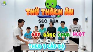 SEO Rùa - Thử Thách Ăn Cay 7 Cấp Độ Đắng 7 cấp độ Ngọt 7 Cấp Độ Chua 7 Cấp độ