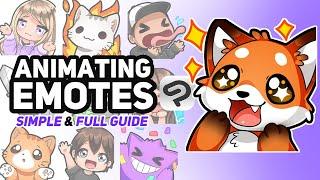 How to ANIMATE Your Emotes for Twitch  Full Tutorial