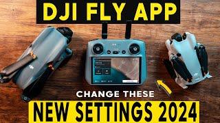 DJI FLY UPDATE - ALL NEW SETTINGS & FEATURES DJI Mini 4 Pro  Air 3