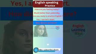 Question answer practiceEnglish speaking practice#englishlearningways