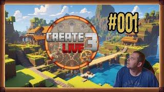 Minecraft Create Live 3 #001 Auf zur Fabrikinsel