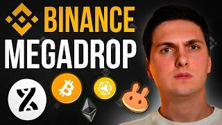 ПОШАГОВАЯ ИНСТРУКЦИЯ ПО БИНАНС МЕГАДРОП 2024 BINANCE MEGADROP ДЛЯ НОВИЧКОВ ОБУЧЕНИЕ