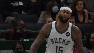 DeMarcus Cousins looked like he was about to cry after picking up a soft 4th foul in 1st half 