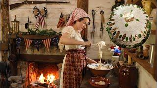 The Cake That America Forgot 1796 Independence Cake Fire Cooking Real Recipe ASMR