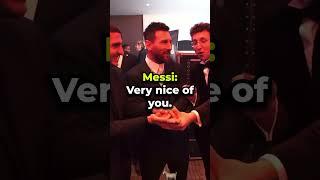 The First Time Messi Spoke English..