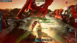 ARK Ascended Noobs Theri Vs Alpha Dragon