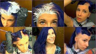 How To Bleach Your Roots and Dye Your Hair Purple