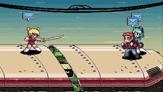 Scott Pilgrim vs the World the Game PS4 - Online Multiplayer Match with Ramona Stage 4